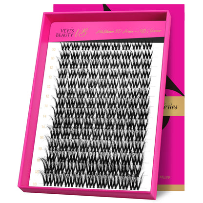 VEYESBEAUTY Lash Clusters Fluffy Individual Eyelash Extensions VBmuse VEYESBEAUTY