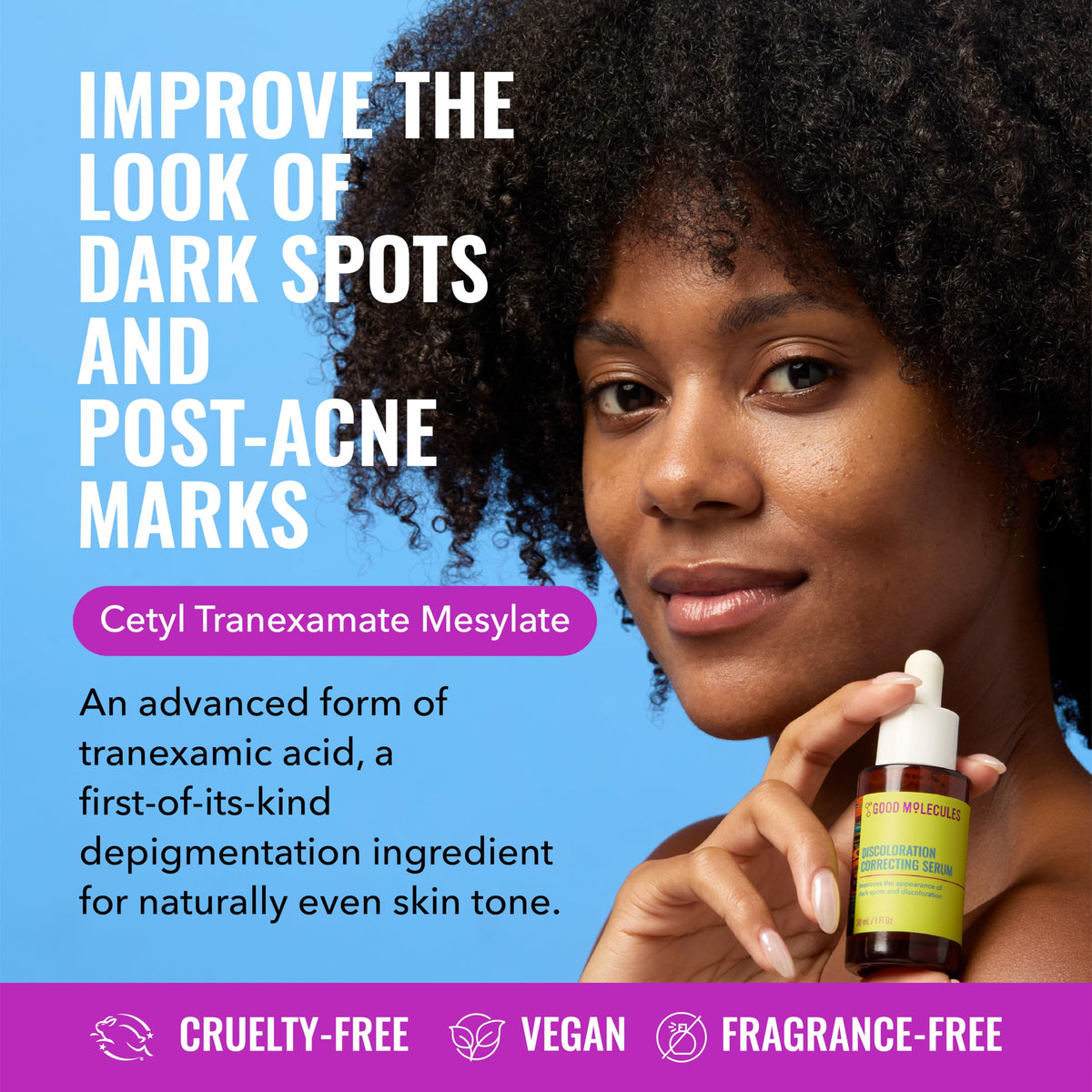 Good Molecules Discoloration Correcting Serum, Dark Spot Serum, 1 fl oz Good Molecules