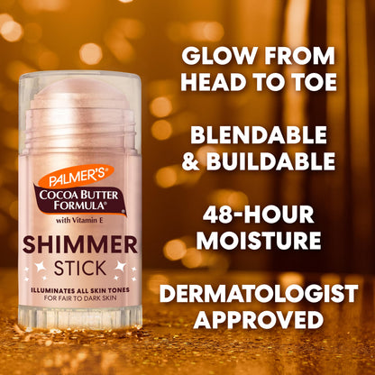 Palmer's Body Shimmer Stick, Cocoa Butter Formula with Vitamin E (1 Oz) Palmer's