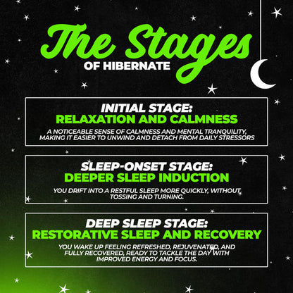 Hibernate Sleep Supplement, Complete & Optimally Dosed Sleep Recovery Formula, Relax & Unwind, Includes GABA, Valerian Root, Melatonin, 5-HTP & More (30 Servings) (BlackBerry Lemonade)