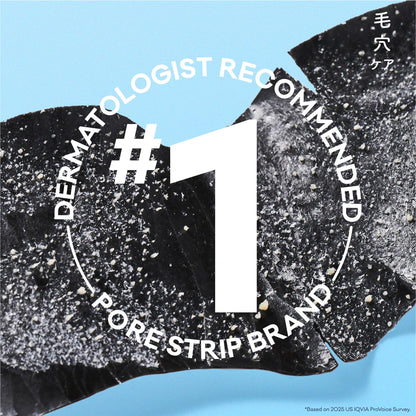 Biore Charcoal Deep Cleansing Pore Strips For Men, Blackhead Removal, 6 ct Bioré