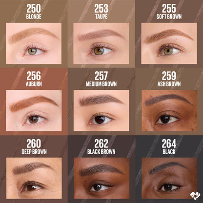 Maybelline Express Brow Ultra Slim Eyebrow Makeup, Brow Pencil with Precision Tip and Spoolie for Defined Eyebrows, Medium Brown, 1 Count (Packaging May Vary) MAYBELLINE