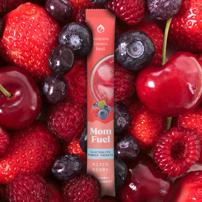 Mommy Knows Best Mom Fuel Electrolyte Drink Mix for Moms, Hydration Support - for Pregnancy, Prenatal, Electrolytes + Trace Minerals, Mommy Knows Best