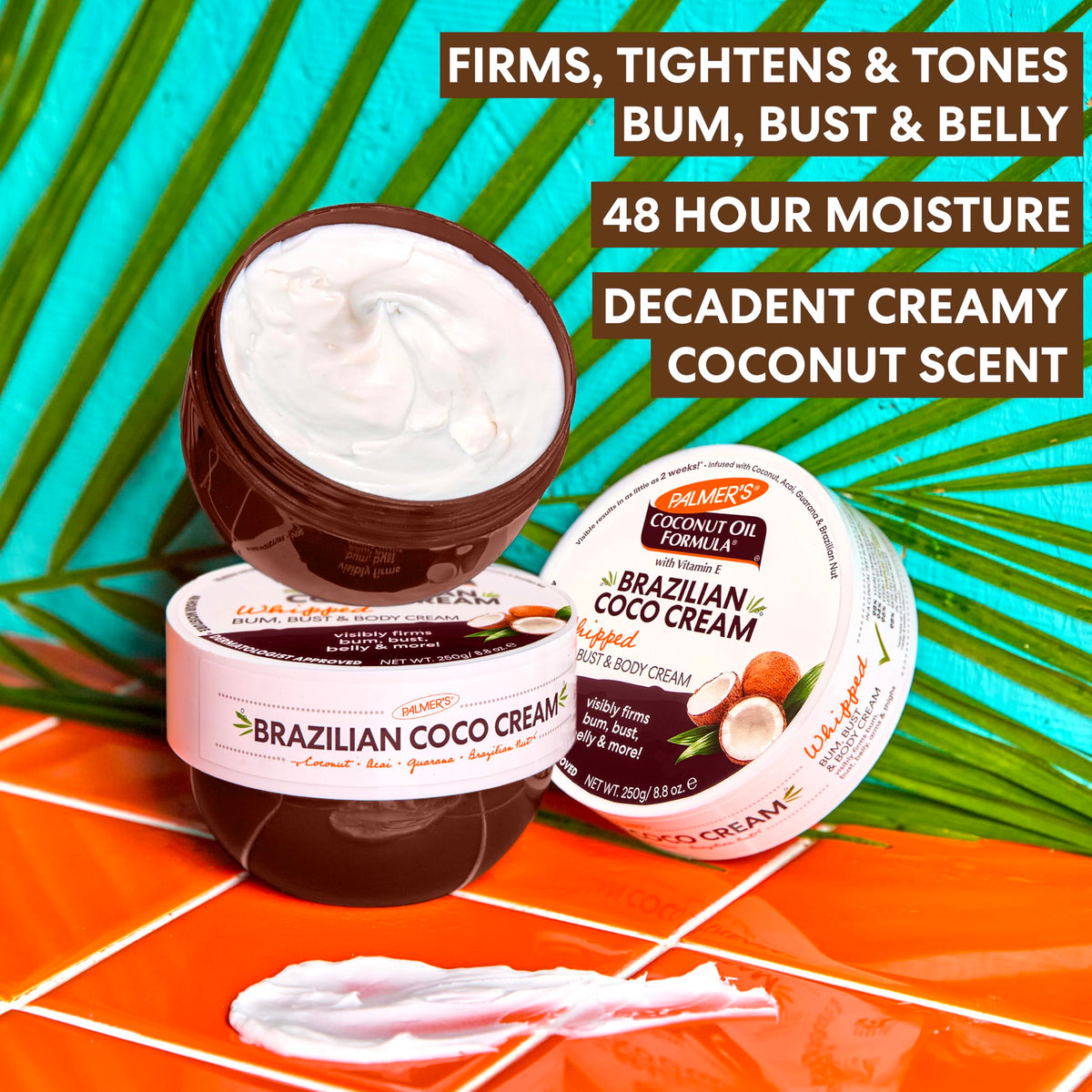 Palmer's Firming Body Cream, Brazilian Coco Coconut Oil Formula (8.8 Fl Oz) Palmer's
