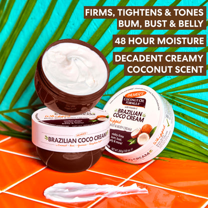 Palmer's Firming Body Cream, Brazilian Coco Coconut Oil Formula (8.8 Fl Oz) Palmer's