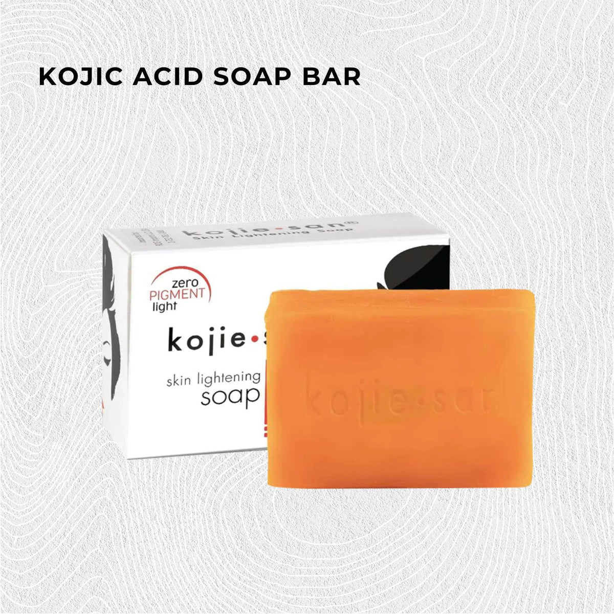 Kojie San Skin and Body Brightening Soap - Original Kojic Acid, Dark Spot Remover Bar Soap with Glycerin & Tea Tree Oil - 65g x 2 Bars Kojie San