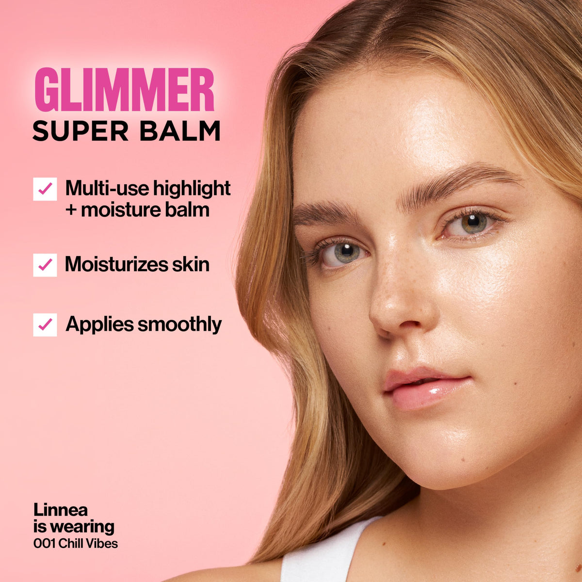 Revlon Glimmer Super Balm, Highlighter Makeup, 001 Chill Vibes, 0.06 oz REVLON