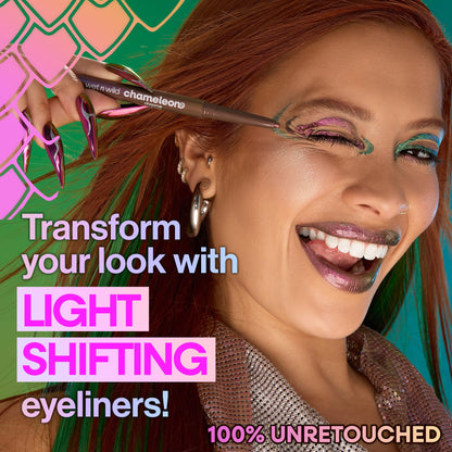 wet n wild Chameleon Chrome Eyeliner, Waterproof and Smudge-Proof, Multichrome Color Shift, Long-Lasting 18-Hour Wear, Cruelty-Free & Vegan - Electric Prism wet n wild