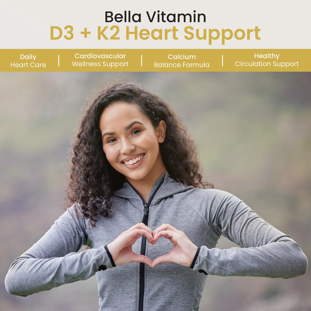Bella All Natural Vitamin D3 K2 Liquid Drops 5000 IU (Unflavored) - Omega 3 with MCT Oil - Bella All Natural