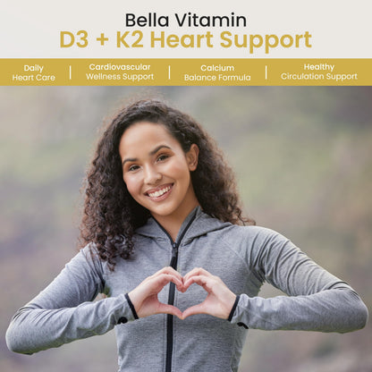 Bella All Natural Vitamin D3 K2 Liquid Drops 5000 IU (Unflavored) - Omega 3 with MCT Oil - Bella All Natural