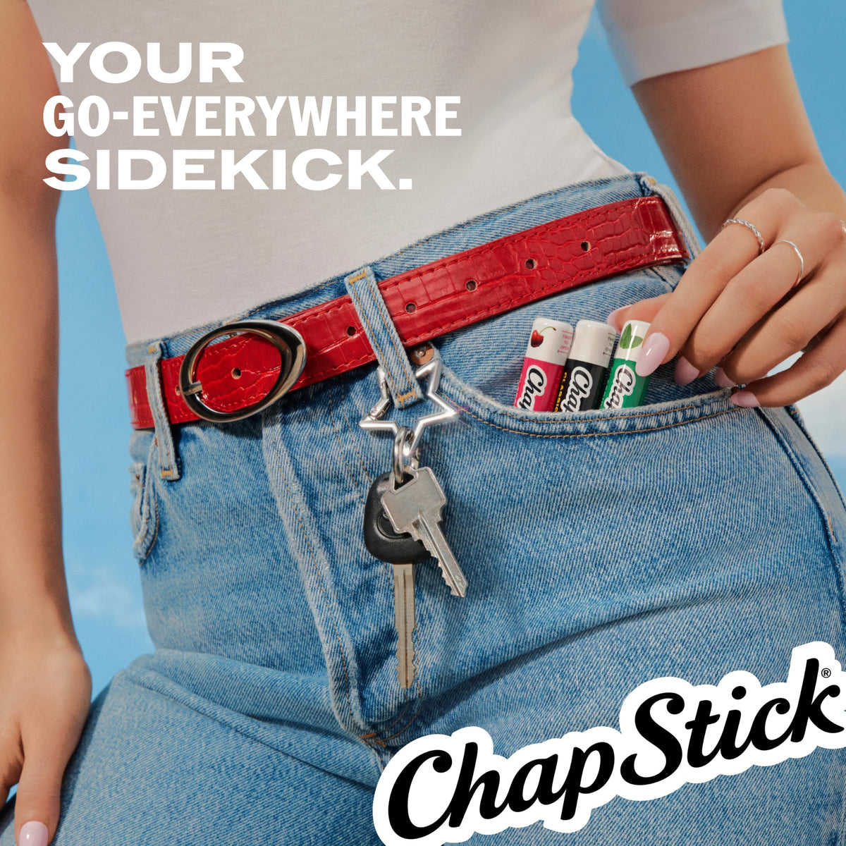 ChapStick Lip Care Set, Classic Collection 3-Pack – Spearmint, Cherry, and Strawberry Lip Balm, 0.15 Oz Ea ChapStick