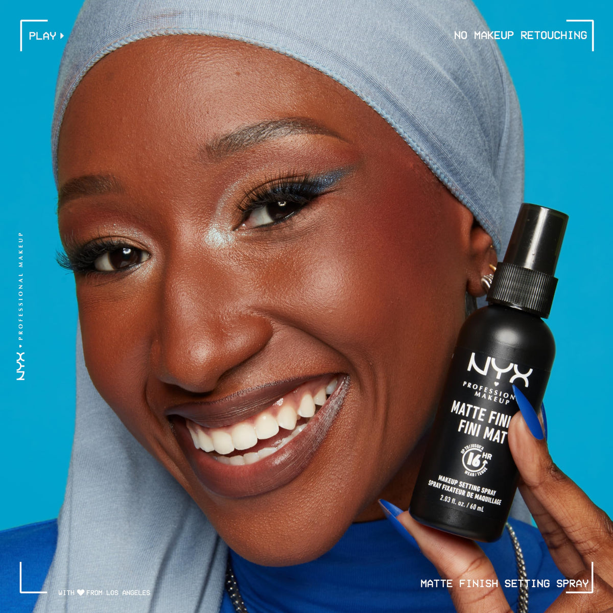 NYX PROFESSIONAL MAKEUP Makeup Setting Spray - Matte Finish, Long-Lasting Face Mist for up to 16HR Wear, Vegan Formula NYX PROFESSIONAL MAKEUP