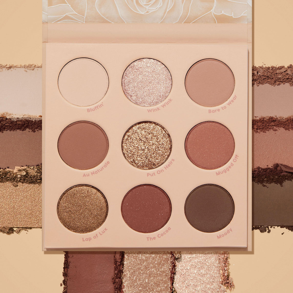ColourPop Nude Mood Eyeshadow Palette - Brown & Copper Palette with Metallic and Matte Finishes - High-Pigment Eye Makeup with a Long-Wearing Formula (0.3 oz) ColourPop