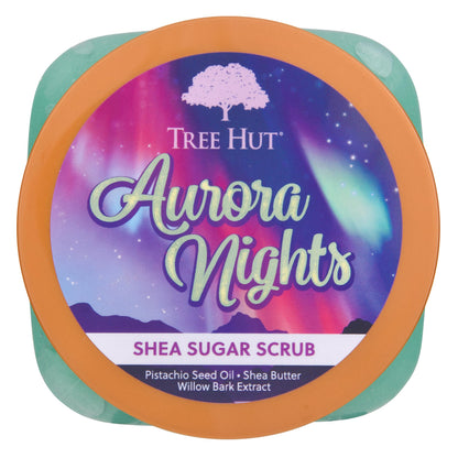 Tree Hut Shea Sugar Scrub, Aurora Nights, 18 oz Tree Hut