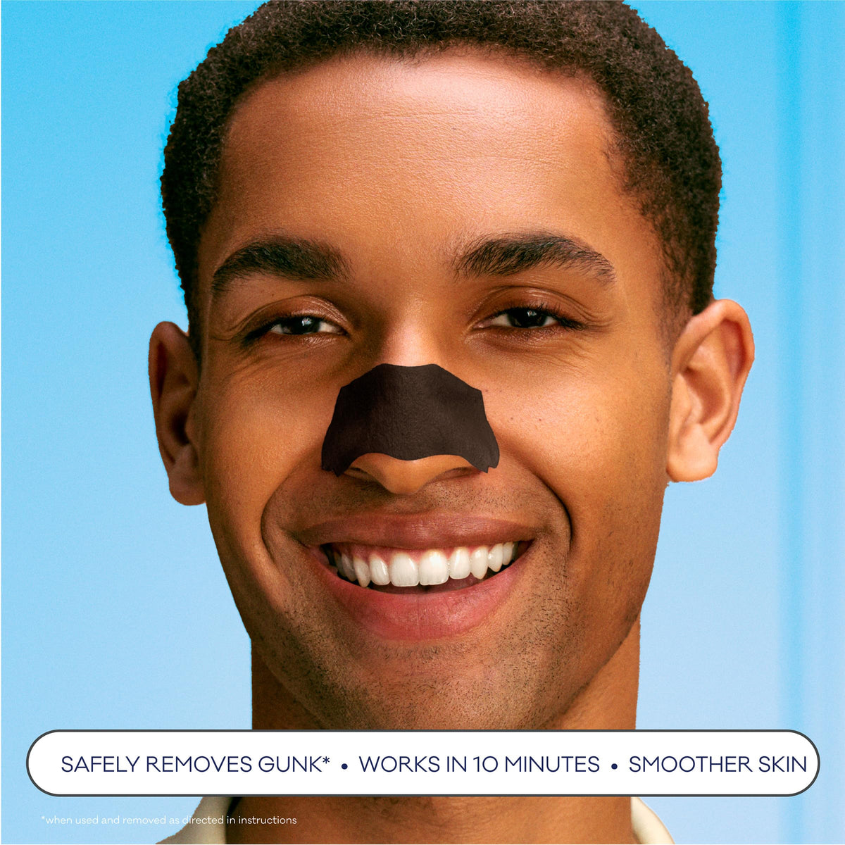 Biore Charcoal Deep Cleansing Nose Pore Strips, Blackhead Remover, 18 ct Bioré
