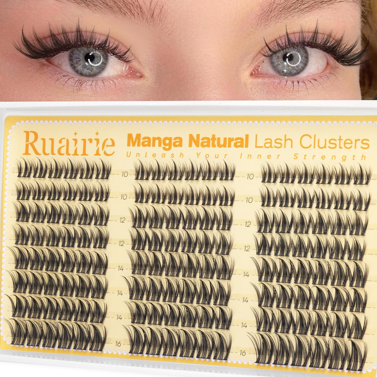 Manga Lash Clusters Anime Lashes Clusters Wispy Cluster Eyelash Extensions Ruairie
