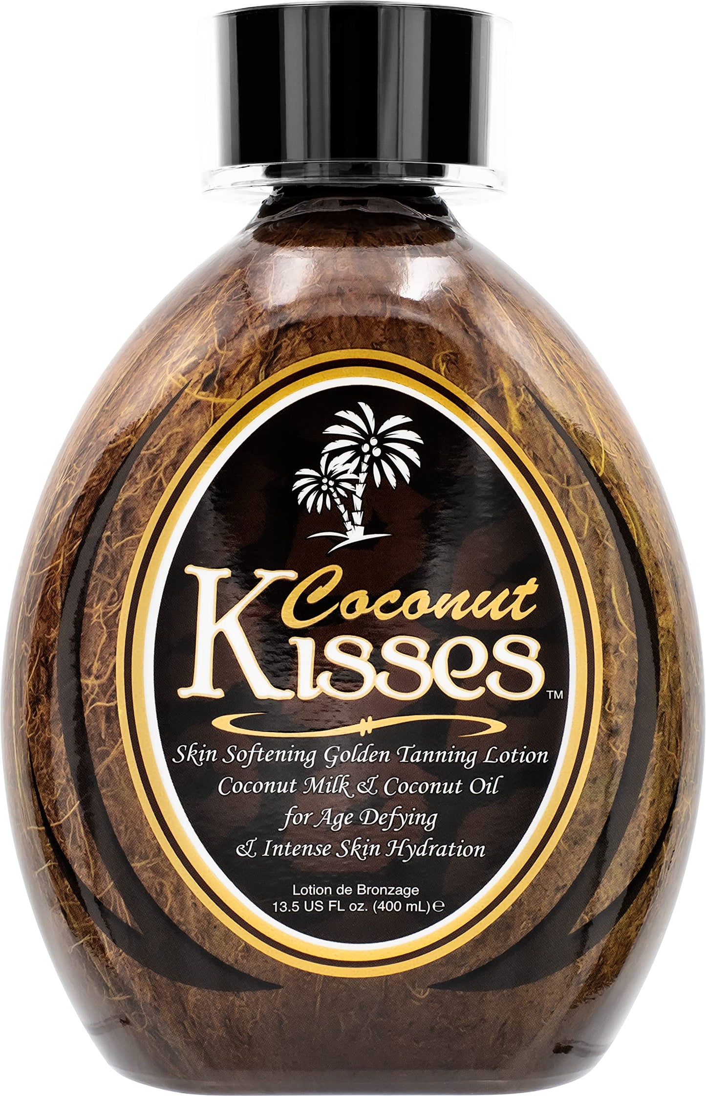 Ed Hardy Coconut Kisses Golden Tanning Lotion Cruelty Free, Gluten Free, Mineral Oil Free, DHA Free for All skin type, 13.5oz ED HARDY