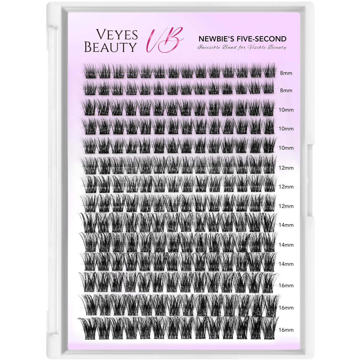 VEYESBEAUTY Dreamy Lash Clusters Newbie's Five-Second Series Eyelash 8-16mm VEYESBEAUTY