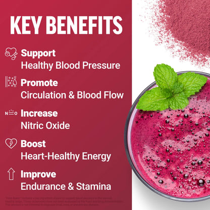 Force Factor Total Beets Superfood Beet Root Powder 2-Pack, Nitrates to Support Circulation, Blood Flow, Nitric Oxide, Energy, Endurance, Stamina Force Factor