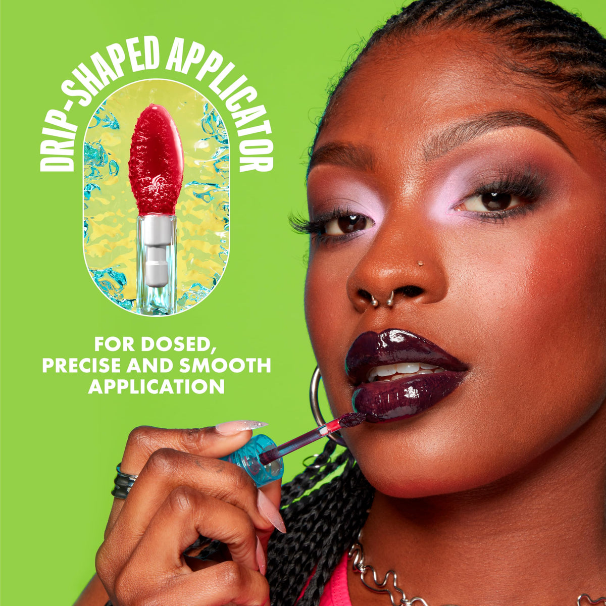 NYX PROFESSIONAL MAKEUP Lip IV Hydrating Glossy Lip Stain, Long-Lasting, Tinted, Vegan Formula with 12 HR Hydration - Hydra Honey (Brown) NYX PROFESSIONAL MAKEUP