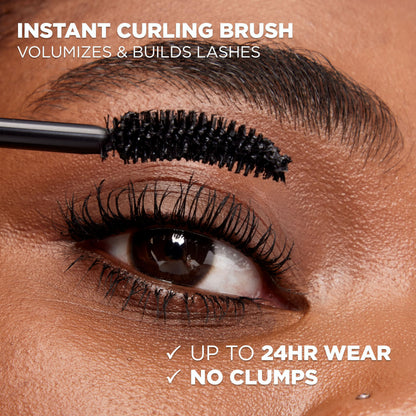 L'Oreal Paris Makeup Voluminous Original Curved Brush Mascara, Black, 0.28 Fl Oz L'Oreal Paris