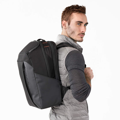 Briggs & Riley Medium Convertible Backpack Duffle Bag - Carry On for Men & Women, Use for Travel, Gym, or Work, Overnight Weekend Luggage, Shoulder Strap, Laptop Compartment - ZDX Collection, Black Gsupps Australia