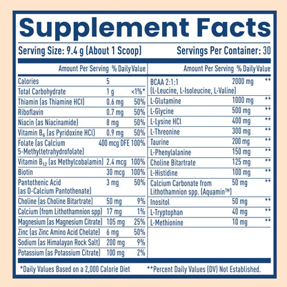 NativePath Hydrate, Zero Sugar, Electrolytes Powder with BCAAs, Tangerine Hydration, Keto & Paleo Friendly, 30 Servings NativePath