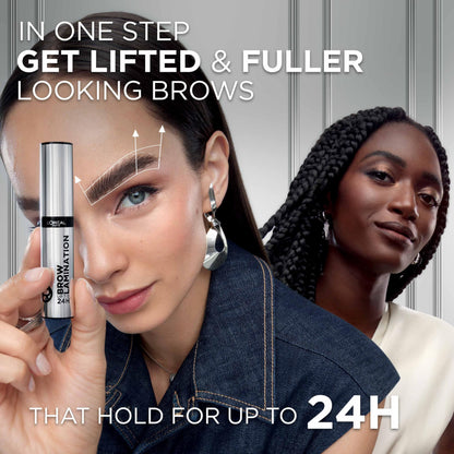 L'Oreal Paris Infallible Up To 24H Wear Brow Lamination, Water-Resistant Longwear Eyebrow Gel Make Up, Clear/Transparent, 0.16 Fl Oz L'Oreal Paris