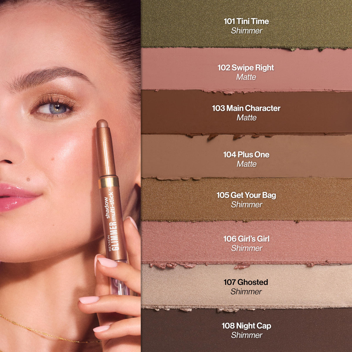 REVLON Glimmer Shadow Multi-Stick, Eyeshadow, 103 Main Character REVLON