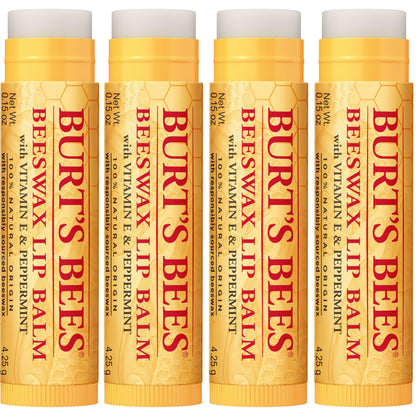 Burt's Bees 100% Natural Moisturizing Lip Balm (Original Beeswax) Burt's Bees
