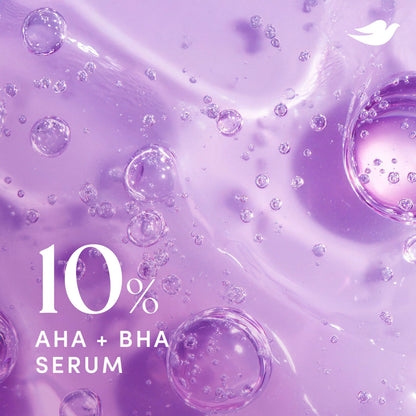 Dove KP Bump Body Scrub with 10% AHA & BHA For Rough Bumpy Skin, Violet Woods Scent, 8.5 OZ Dove