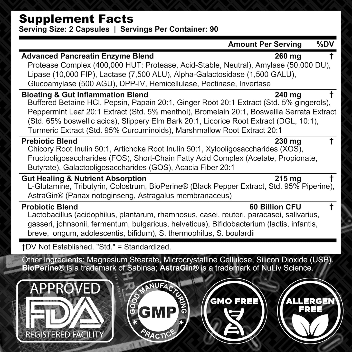 DIGESTIVAL 5-in-1 Gut Health Formula: Probiotics, Prebiotics, Enzymes, Gut Healing & Bloat Relief with 53 Ingredients, 60 Billion CFU, and Advanced Support for IBS, Thrival