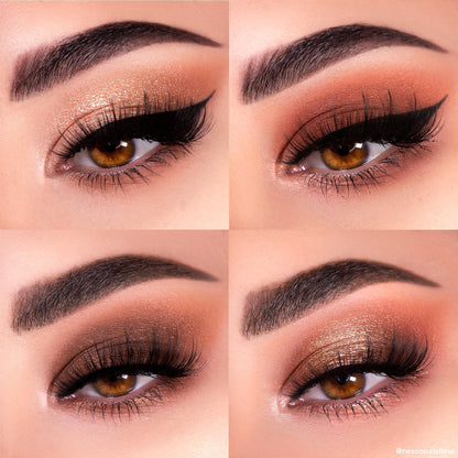 ColourPop Nude Mood Eyeshadow Palette - Brown & Copper Palette with Metallic and Matte Finishes - High-Pigment Eye Makeup with a Long-Wearing Formula (0.3 oz) ColourPop