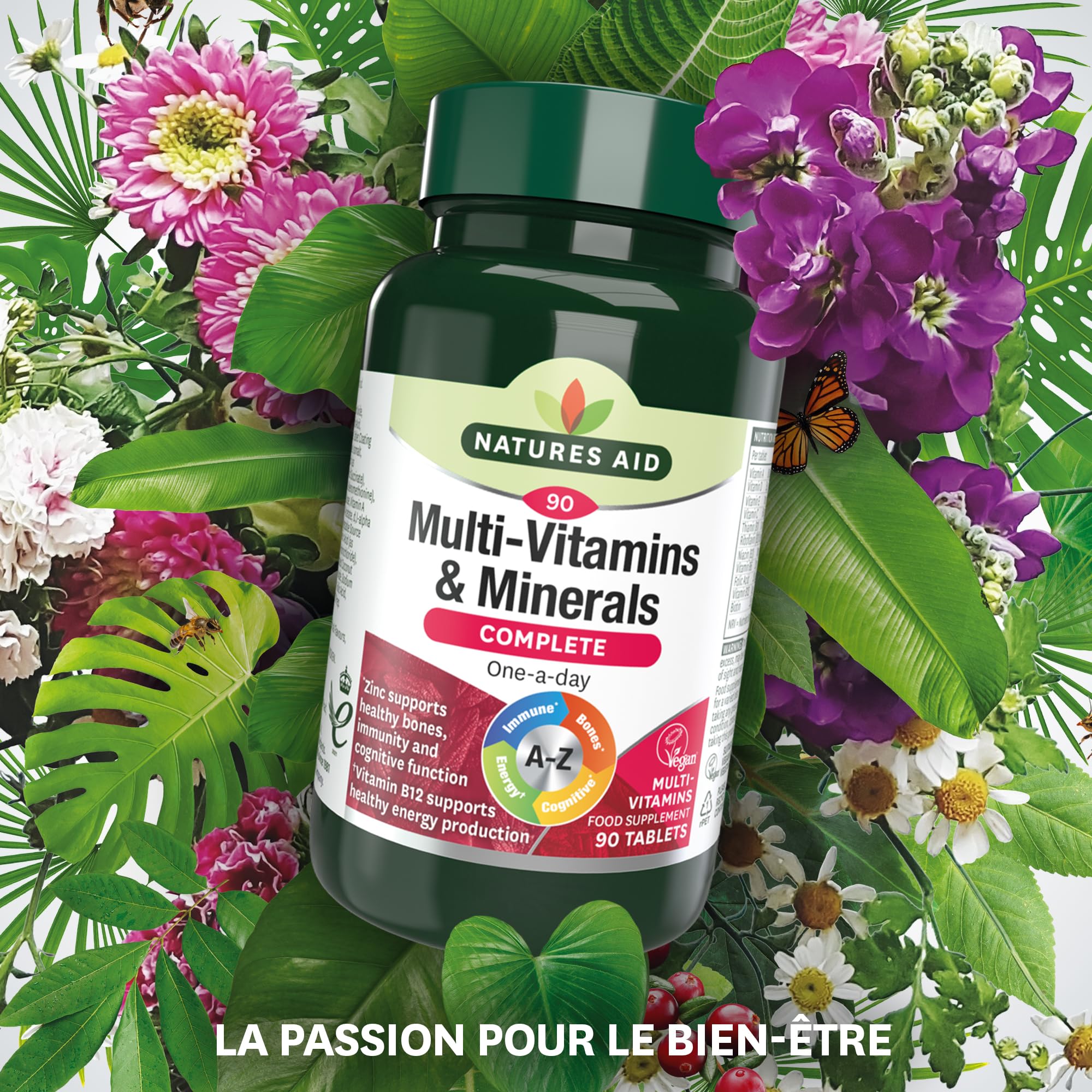 Natures Aid Multivitamins and Minerals, 90 Count (Pack of 1), (Packing may vary) natures aid buy australia supplements