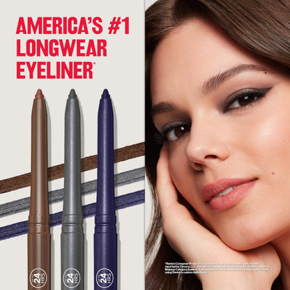 Revlon ColorStay Pencil Waterproof Eyeliner, 202 Black Brown, 0.01 oz REVLON