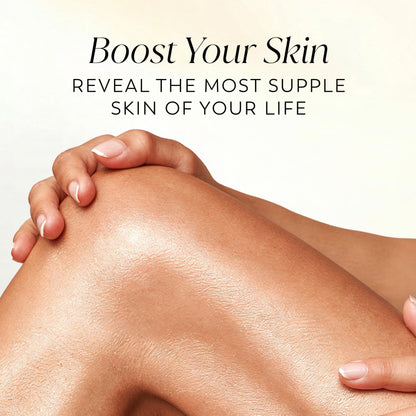 Olay Enrich Boosting Body Oil for Women, with 3-in-1 Oil + Serum Complex with Argan Oil, Rosehip Oil, and Collagen Peptide, Free of Sulfates, Parabens & Phthalates, Vanilla Plum & Amber Scent, 4 fl oz Olay