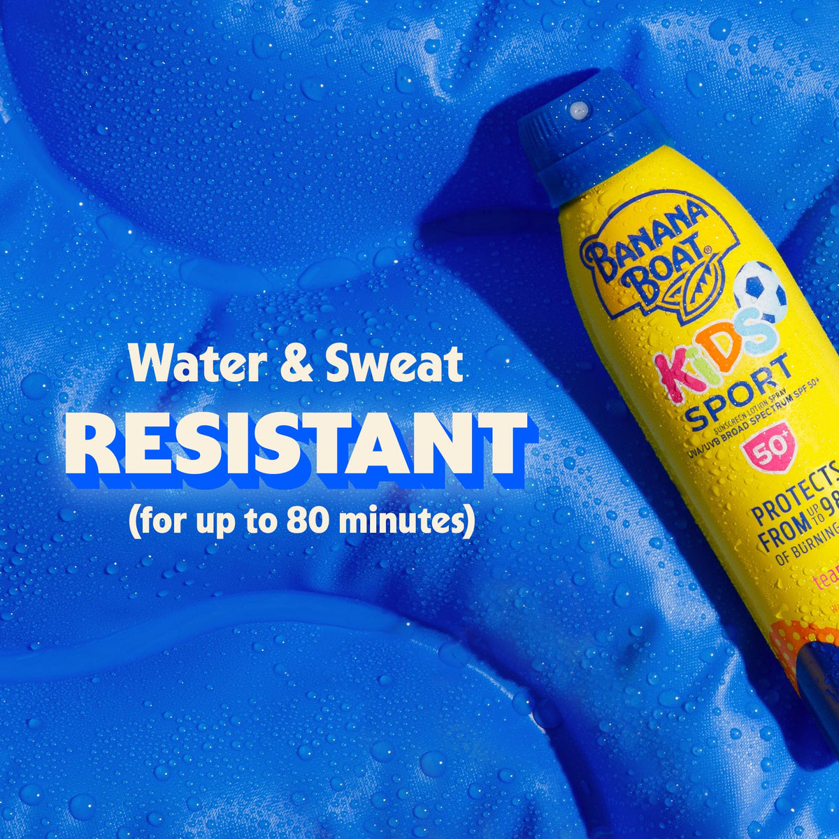 Banana Boat Sport Kids Sunscreen Spray SPF 50, 6 oz (2 Pack) Banana Boat