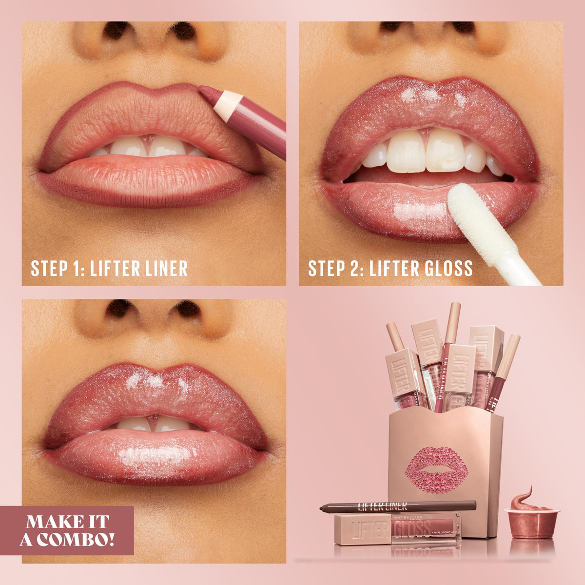 Maybelline Lifter Liner Lip Liner Pencil with Hyaluronic Acid, Big Lift, 1 Count MAYBELLINE