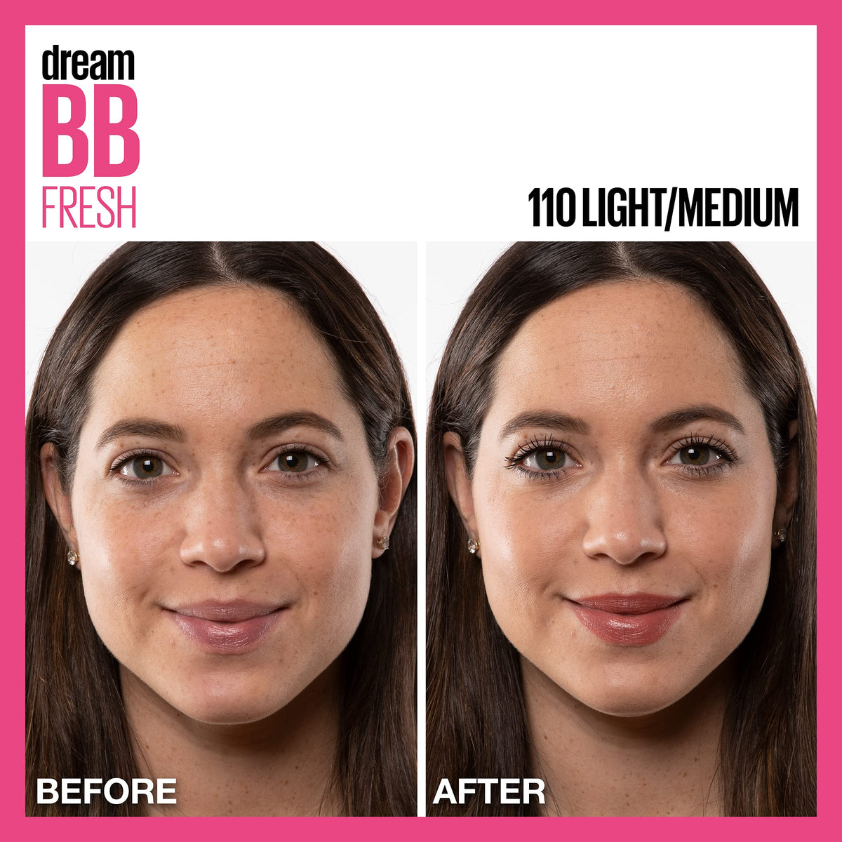 Maybelline Dream Fresh Skin Hydrating BB cream, 8-in-1 Skin Perfecting Beauty Balm with Broad Spectrum SPF 30, Sheer Tint Coverage, Oil-Free, Light/Medium, 1 Fl Oz MAYBELLINE