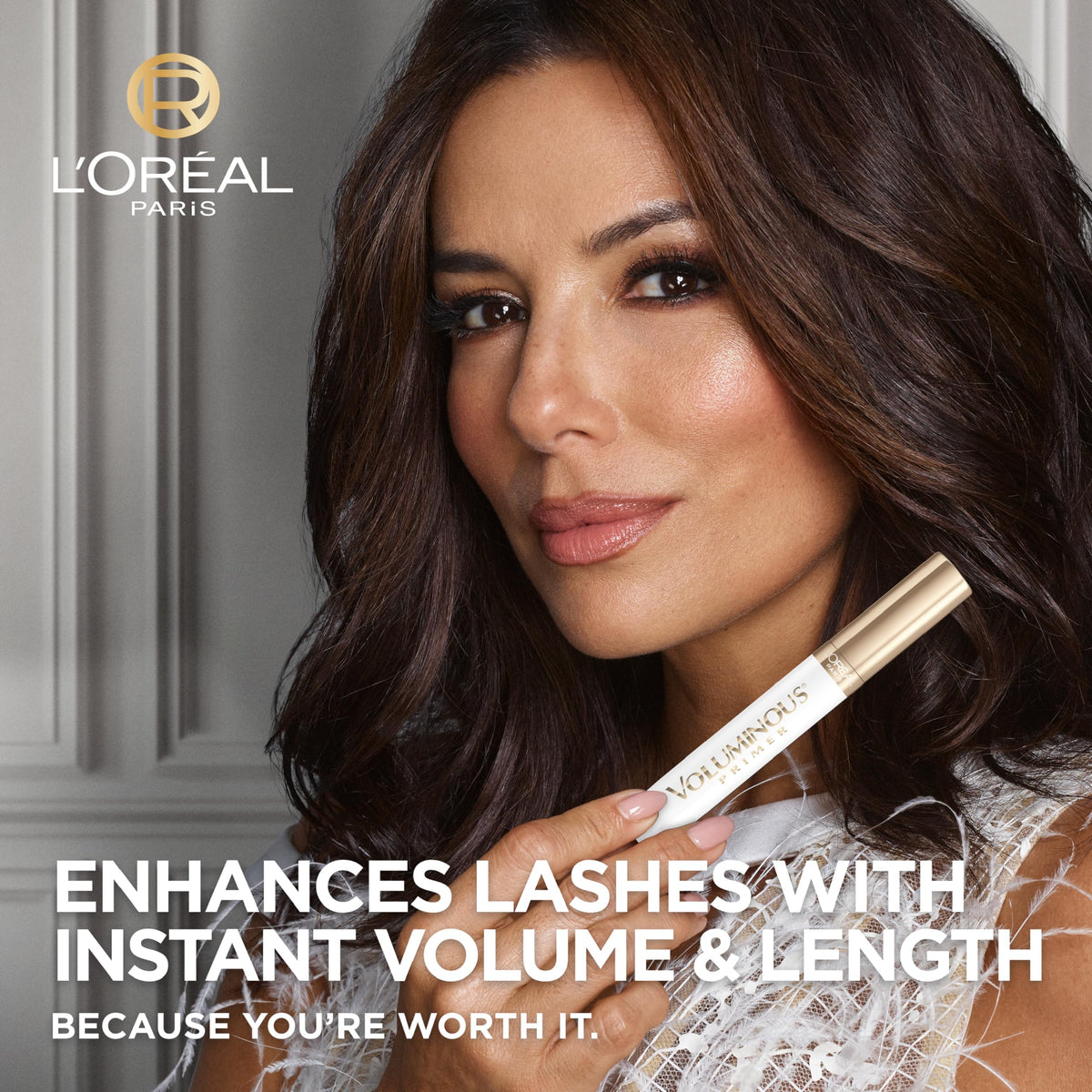 L'Oreal Paris Voluminous Lash Boosting Conditioning Primer Mascara, White Primer, 0.24 Fl Oz., 1 Count L'Oreal Paris