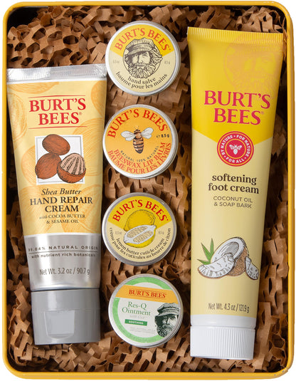 Burt's Bees Classics Gift Set, 6 Products in Giftable Tin Burt's Bees