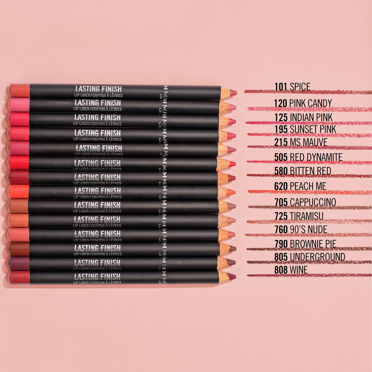 Rimmel Lasting Finish 8HR Soft Lip Liner Pencil - Vibrant, Blendable Formula to Lock Lipstick in Place for 8 Hours - 705 Cappuccino, .04oz Rimmel