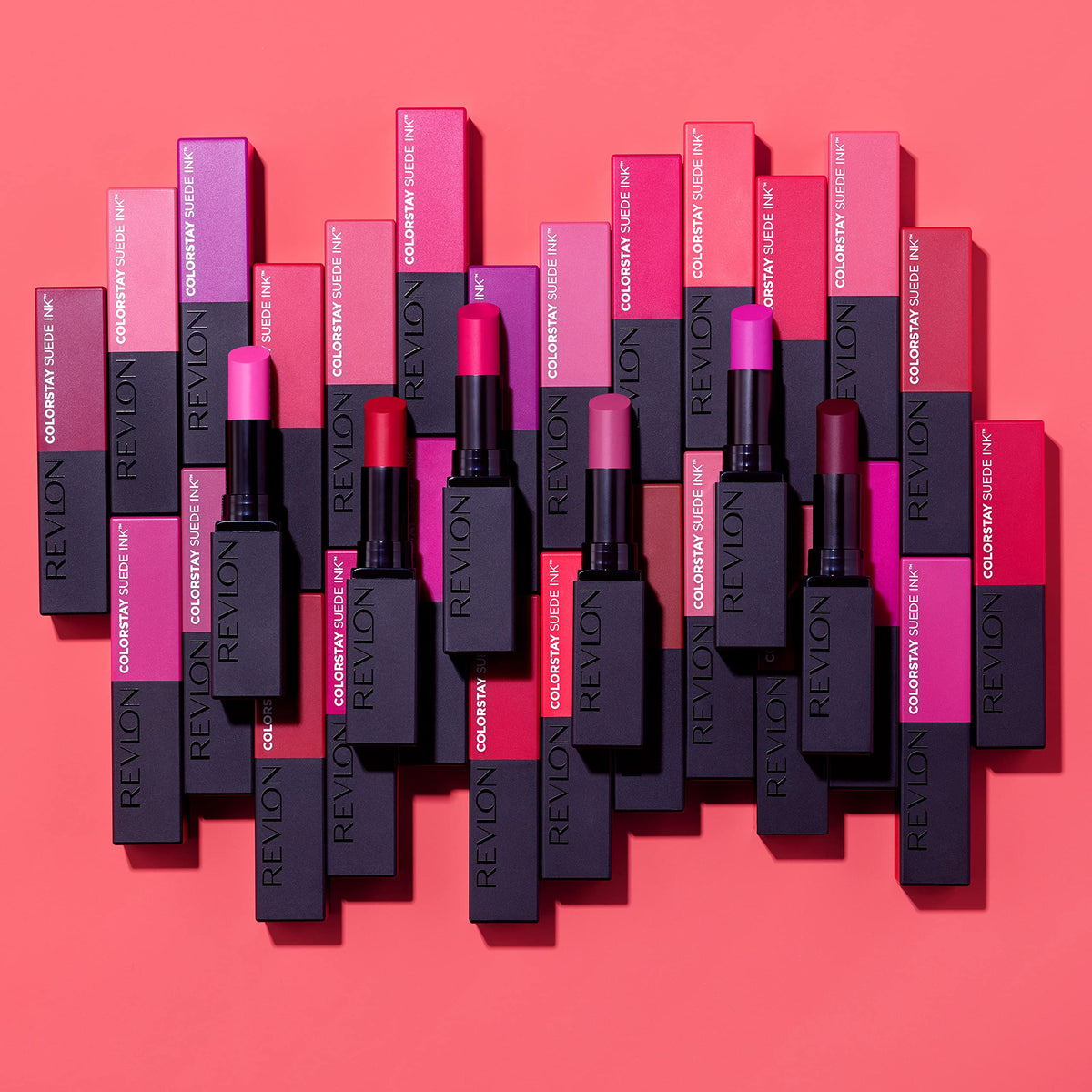 Revlon ColorStay Suede Ink Lipstick, 008 That Girl, 0.09 oz REVLON