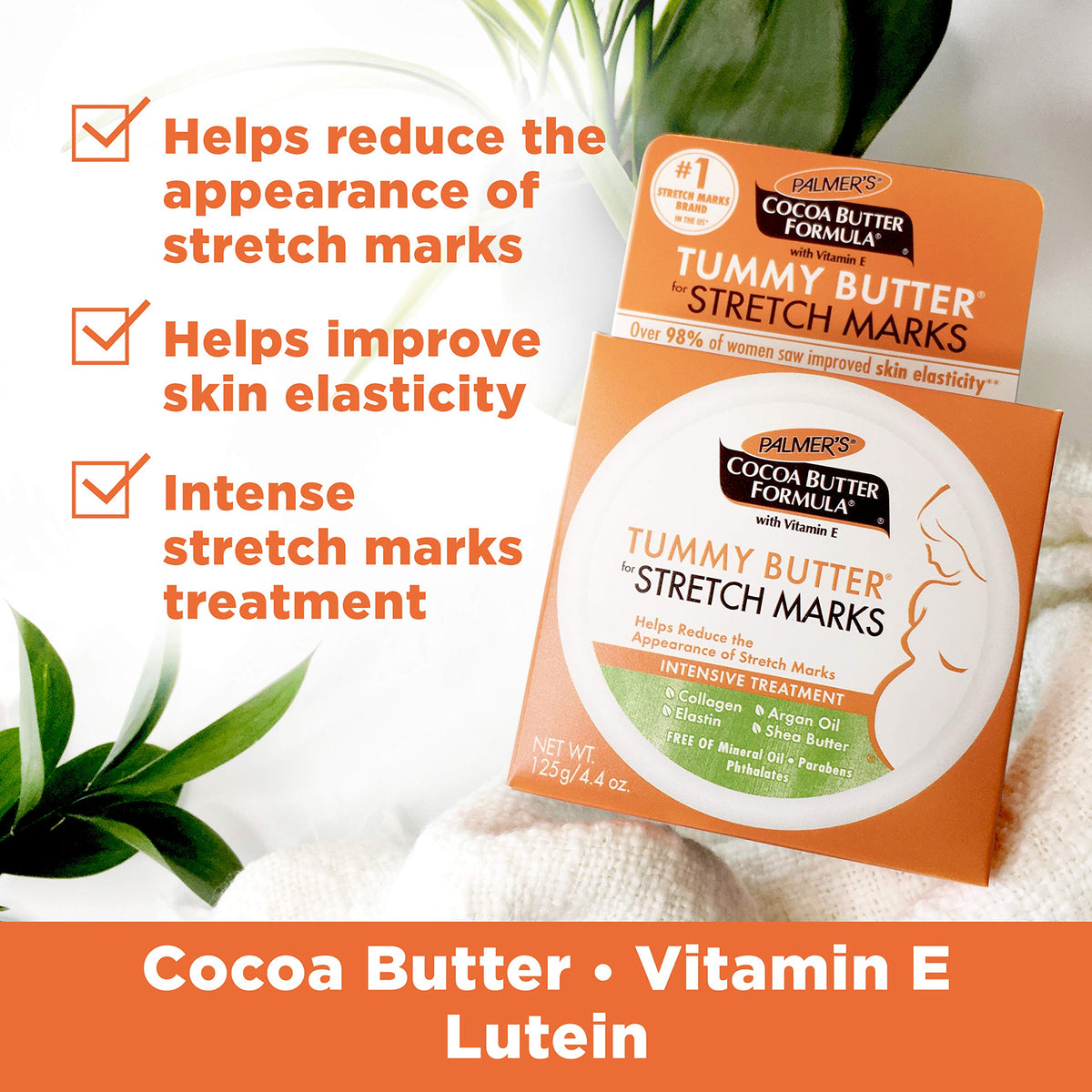 Palmer's Tummy Butter for Stretch Marks & Weight Changes (4.4 Oz) Palmer's