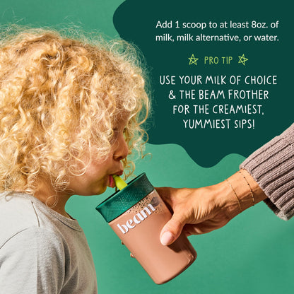 Beam Kids Multivitamin Powder – Kids Vitamins with Greens, Probiotic & Prebiotic, Immune Support for Children & Toddlers, No Artificial Sweeteners, For Picky Eaters, Beam