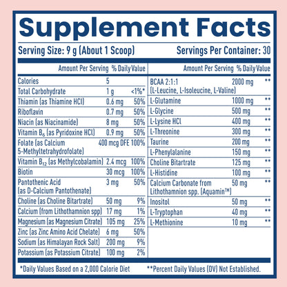 NativePath Hydrate, Zero Sugar, Electrolytes Powder with BCAAs, Mixed Berry Hydration, Keto & Paleo Friendly, 30 Servings NativePath