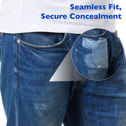DeSantis Nemesis - Gun Pocket Holsters for Concealed Carry, Concealed Pocket Holster for Pistols, Revolvers, Soft, Designed for Comfort & Discreet Carry, Ambidextrous Gsupps Australia