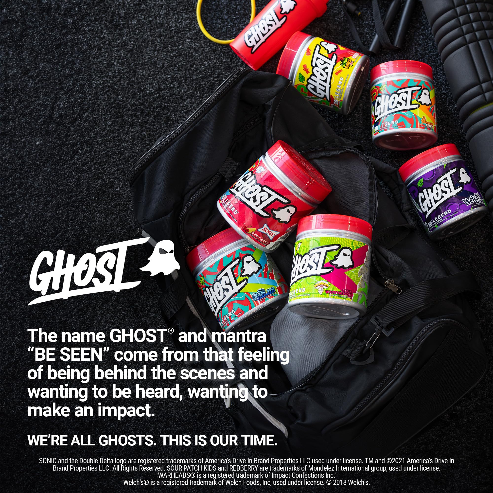 GHOST Legend Pre Workout Powder, Sonic Cherry Limeade - 30 Servings – Pre-Workout for Men & Women with Choline, L-Citrulline, GHOST buy australia supplements