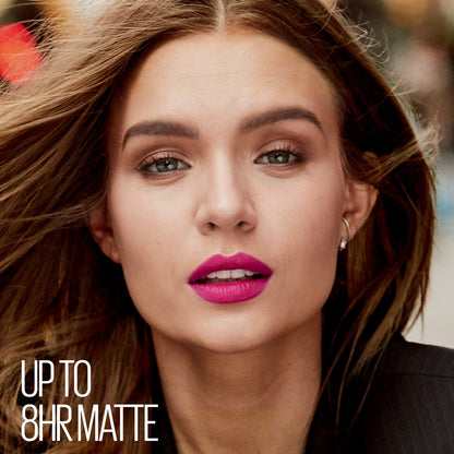 Maybelline Super Stay Ink Crayon Lipstick Makeup, Precision Tip Matte Lip Crayon with Built-in Sharpener, Longwear Up To 8Hrs, Lead The Way, Pink Beige, 1 Count MAYBELLINE