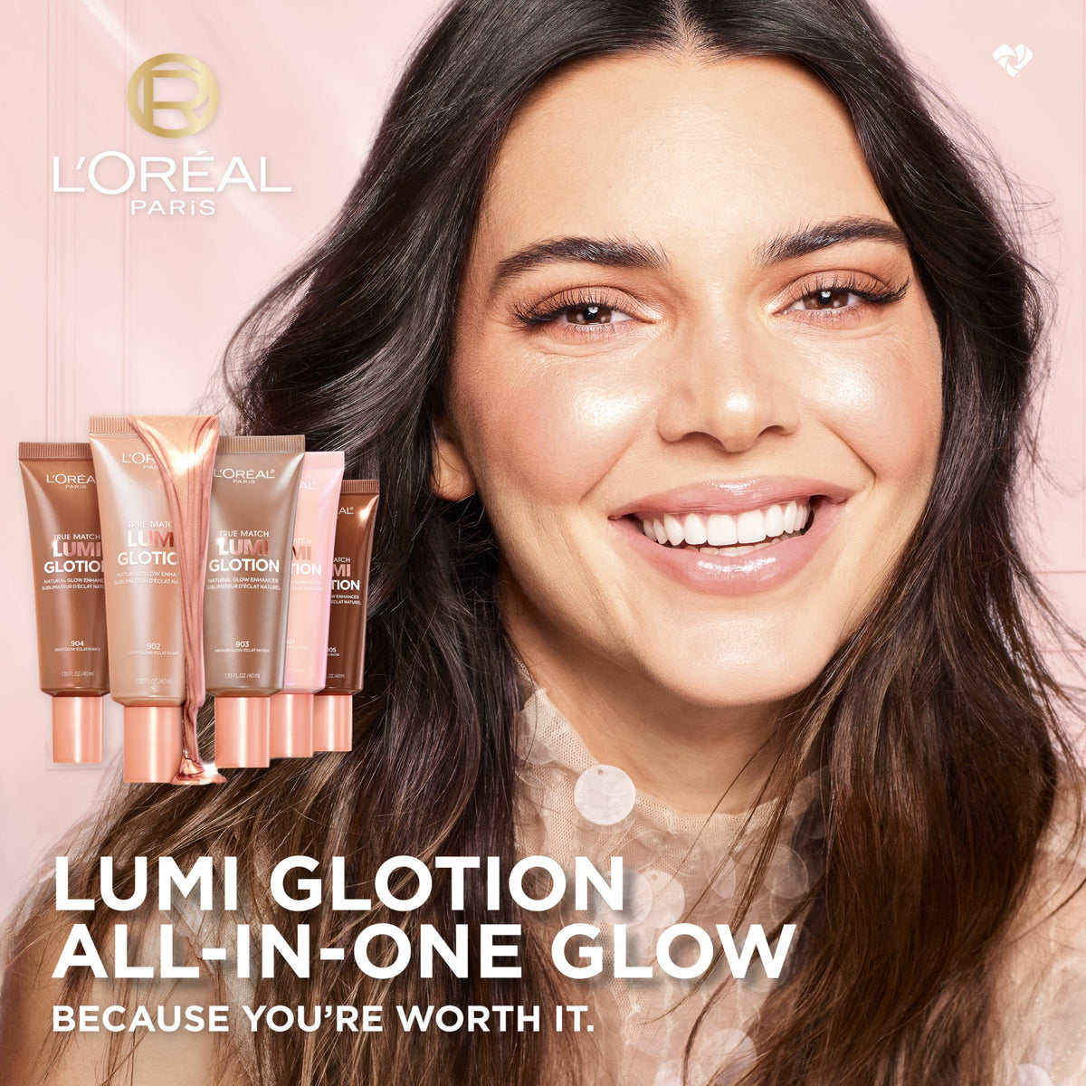 L'Oreal Paris Makeup True Match Lumi Glotion, Natural Glow Enhancer, Illuminator Highlighter, Bronzing Drops For a Sun-Kissed Glow, 903 Medium L'Oreal Paris